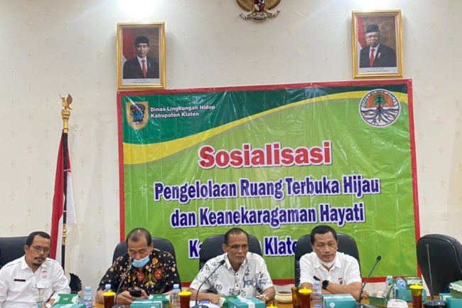 SOSIALISASI PENGELOLAAN RUANG TERBUKA HIJAU DAN KEANEKARAGAMAN HAYATI KABUPATEN KLATEN