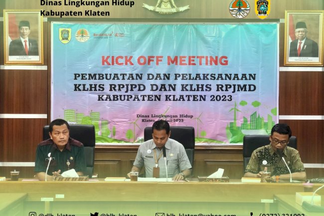 KICK OFF MEETING PENYUSUNAN KLHS RPJPD DAN RPJMD