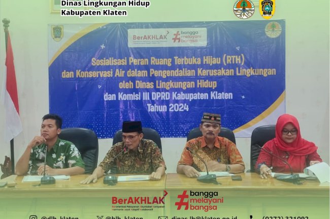 DINAS LINGKUNGAN HIDUP ADAKAN SOSIALISAI TERKAIT ADIPURA, RTH, PENGENDALIAN KERUSAKAN LINGKUNGAN HIDUP DAN PENGELOLAAN PERSAMPAHAN