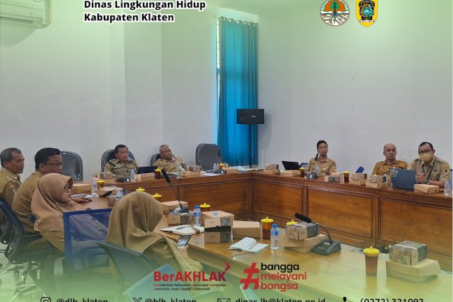 DINAS LINGKUNGAN HIDUP ADAKAN RAPAT PRAVALIDASI KLHS DAN RPJMD KABUPATEN KLATEN TAHUN 2025-2029
