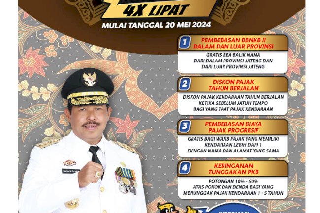 SAMSAT JATENG ADAKAN PROGAM BEBAS DENDA