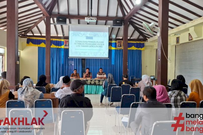 SOSIALISASI PENGELOLAAN RETRIBUSI KIOS DAN LOS TAMAN GERGUNUNG