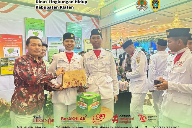 DINAS LINGKUNGAN HIDUP KABUPATEN KLATEN BERPARTISIPASI DALAM FESTIVAL HARI ANTI KORUPSI