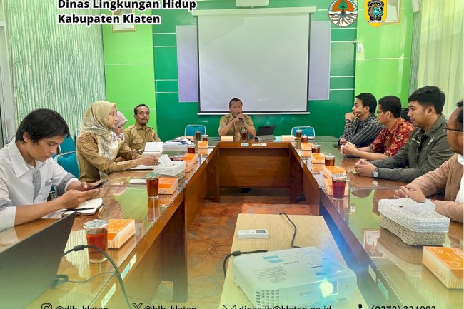 DISKUSI PENGELOLAAN SAMPAH DENGAN PT. WIJAYA (PERSERO) TBK