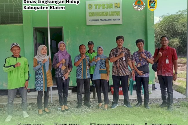 VERIFIKASI LAPANGAN KEGIATAN PENGHARGAAN DESA MANDIRI SAMPAH TINGKAT PROVINSI JAWA TENGAH DI KABUPATEN KLATEN