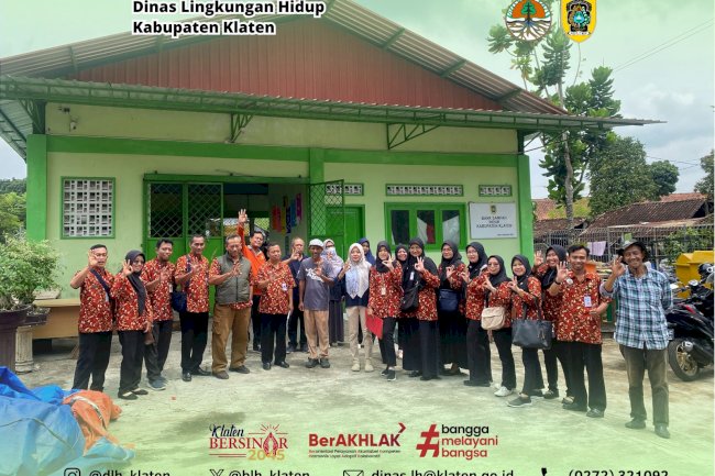 KUNJUNGAN DARI DISPERWASKIM KABUPATEN SUKOHARJO TERKAIT STUDI TIRU TENTANG PENGELOLAAN SAMPAH DI KLATEN