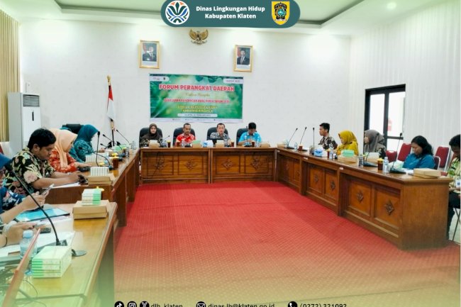 FORUM PERANGKAT DAERAH DALAM RANGKA PENAJAMAN RANCANGAN AWAL RENJA DINAS LINGKUNGAN HIDUP KABUPATEN KLATEN TAHUN 2026