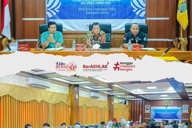 DINAS LINGKUNGAN HIDUP KABUPATEN KLATEN GELAR SOSIALISASI TENTANG PERMEN LHK RI NOMOR 14 TAHUN 2024