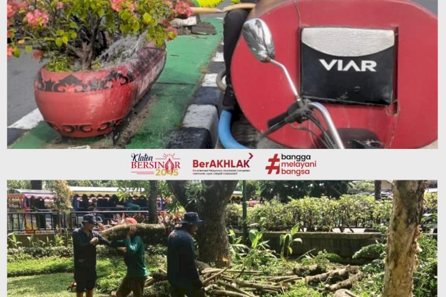 KEGIATAN RUTIN PEMELIHARAAN RUANG TERBUKA HIJAU DI KABUTPATEN KLATEN