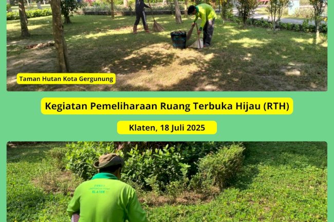 PEMELIHARAAN RUANG TERBUKA HIJAU DI KABUPATEN KLATEN