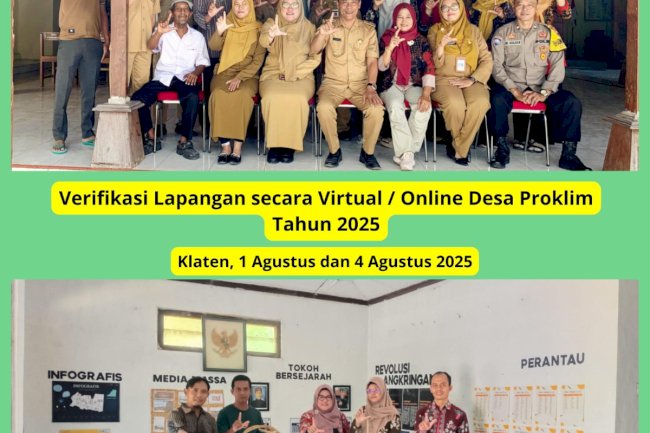 PENDAMPINGAN VERIFIKASI PROGAM KAMPUNG IKLIM DI DESA NGERANGAN KECAMATAN BAYAT