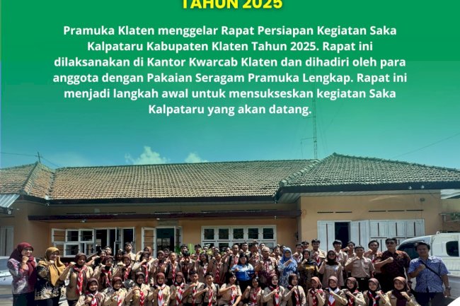 RAPAT PERSIAPAN SAKA KALPATARU KABUPATEN KLATEN TAHUN 2025