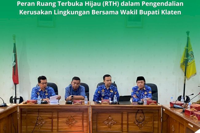 SOSIALISASI PERAN RUANG TERBUKA HIJAU BERSAMA WAKIL BUPATI KLATEN