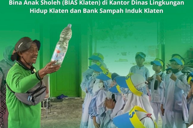 SD BINA ANAK SHOLEH (BIAS KLATEN) BERKUNJUNG KE DLH KLATEN UNTUK BELAJAR PENGELOLAAN SAMPAH