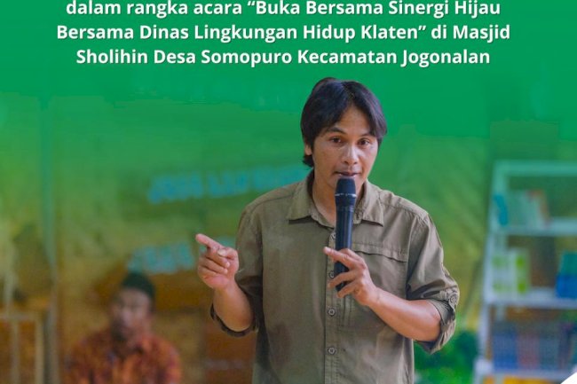 SOSIALISASI PENGELOLAAN SAMPAH DI  DESA SOMOPURO KECAMATAN JOGONALAN