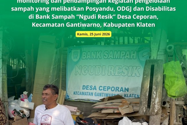 MONITORING KEGIATAN BANK SAMPAH