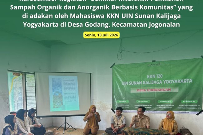 SEMINAR INTERAKTIF PEMILAHAN SAMPAH DAN ANORGANIK BERBASIS KOMUNITAS