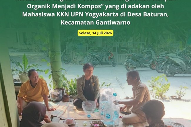 SOSIALISASI PENGELOLAAN SAMPAH ORGANIK MENJADI KOMPOS