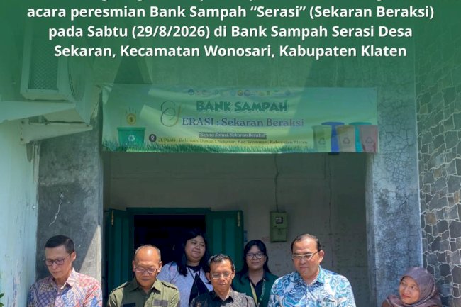 PERESMIAN BANK SAMPAH DESA SEKARAN