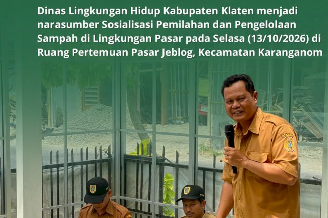 SOSIALISASI PEMILAHAN DAN PENGELOLAAN SAMPAH DI LINGKUNGAN PASAR