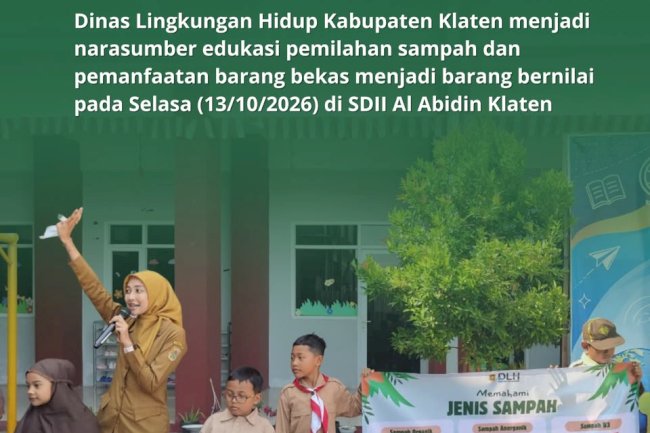 EDUKASI PEMILAHAN SAMPAH DAN PEMANFAATAN BARANG BEKAS MENJADI BARANG BERNILAI