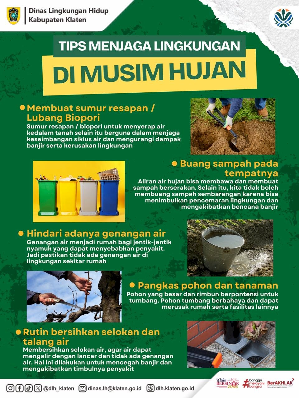 TETAP SIAGA DAN JAGA LINGKUNGAN DI MUSIM HUJAN