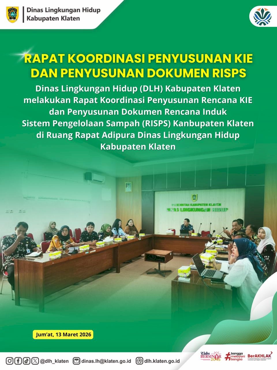 RAPAT KOORDINASI PENYUSUNAN KIE DAN PENYUSUNAN DOKUMEN RISPS