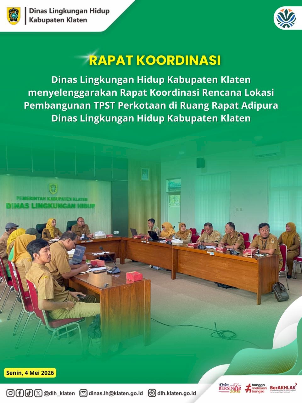 RAPAT KOORDINASI PEMBANGUNAN TPST PERKOTAAN 