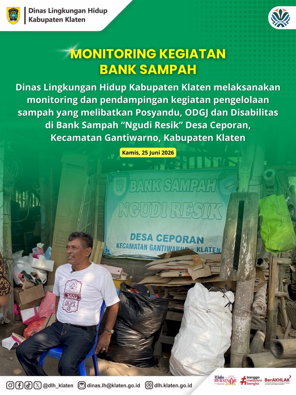 MONITORING KEGIATAN BANK SAMPAH