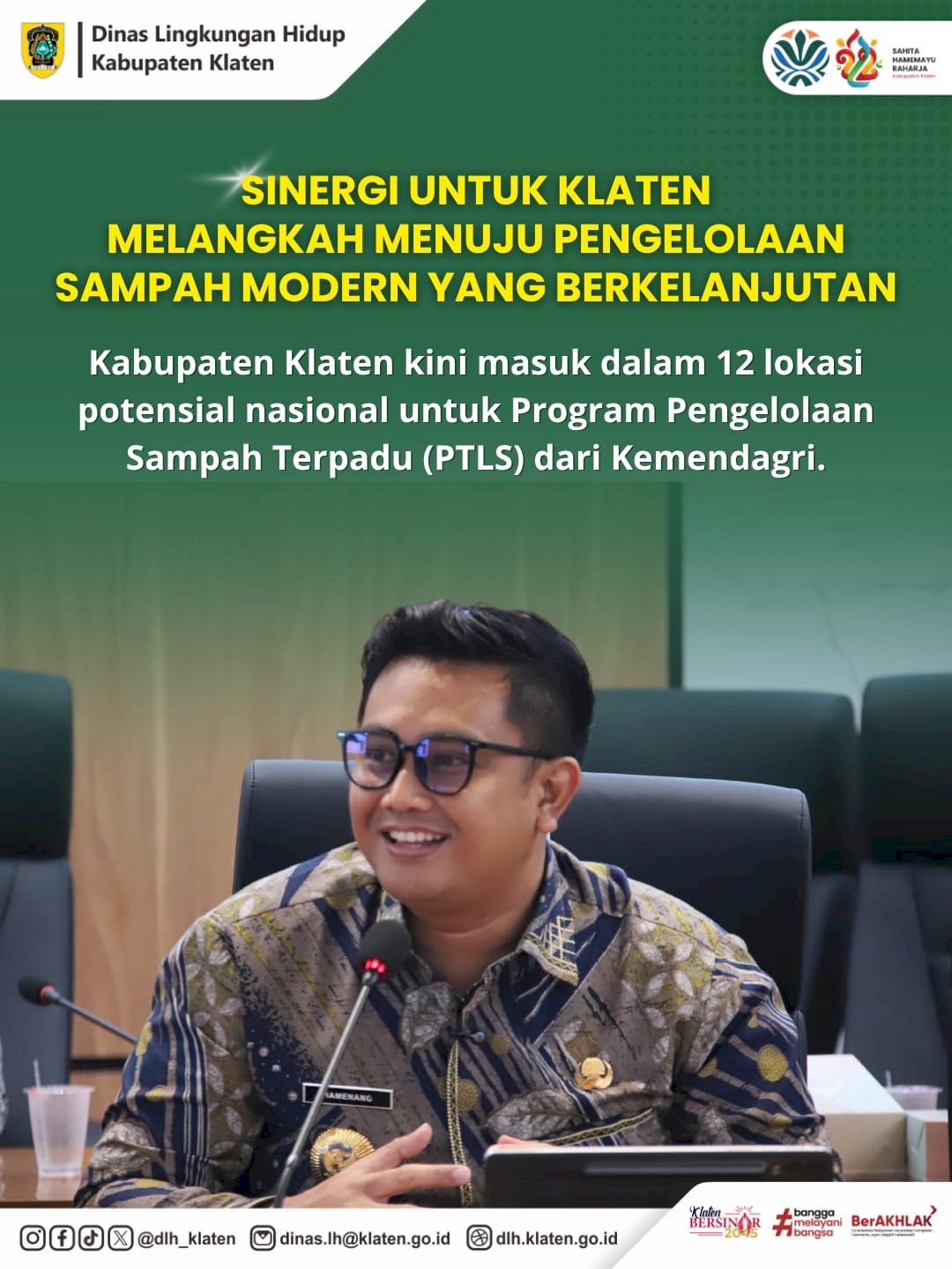 SINERGI UNTUK KLATEN MELANGKAH MENUJU PENGELOLAAN SAMPAH MODERN YANG BERKELANJUTAN