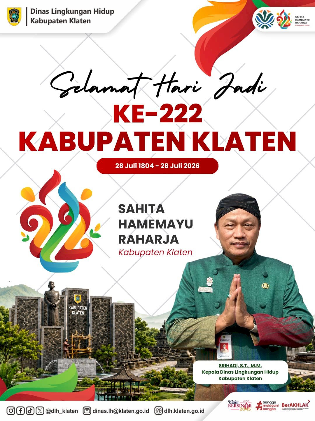 SELAMAT HARI JADI KE 222 KABUPATEN KLATEN