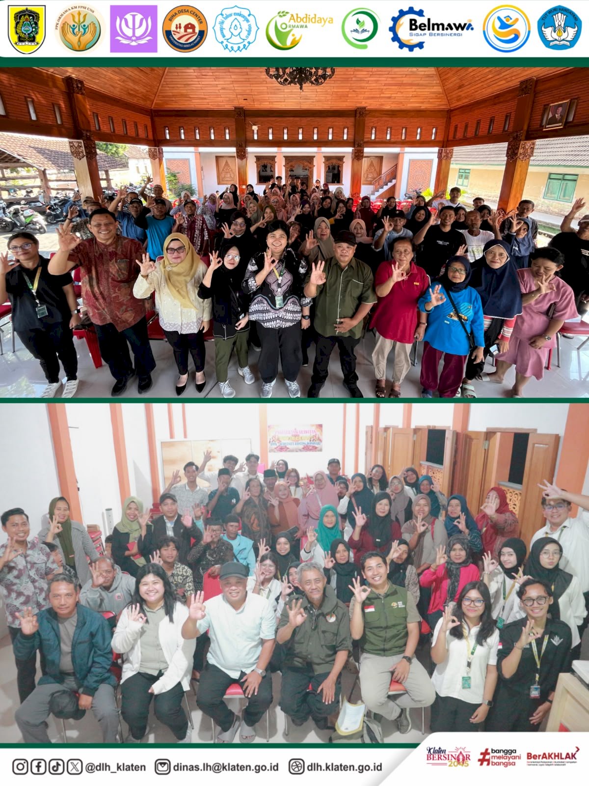 TIM PPKO KM FAKULTAS PSIKOLOGI UNS GELAR PEMBEKALAN DAN PELATIHAN BIOPORI SEBAGAI OPTIMALISASI PENGELOLAAN SAMPAH DESA SEKARAN KLATEN  BERSAMA DLH KABUPATEN KLATEN