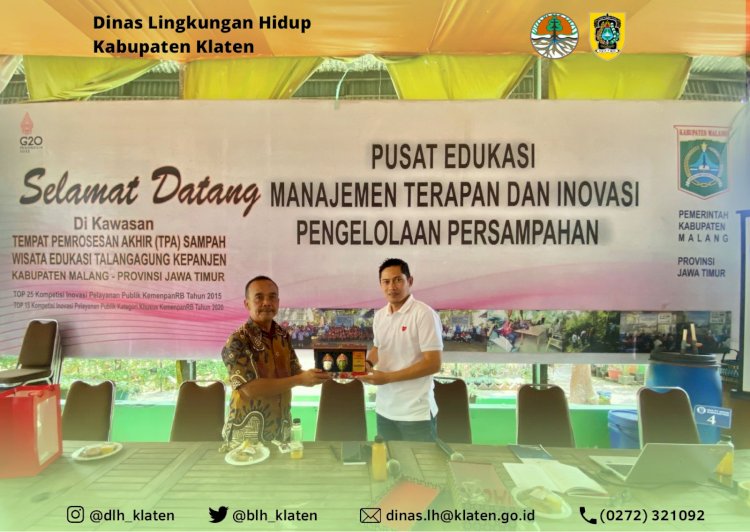 STUDI TIRU PENGELOLAAN SAMPAH DI DINAS LINGKUNGAN HIDUP KABUPATEN MALANG