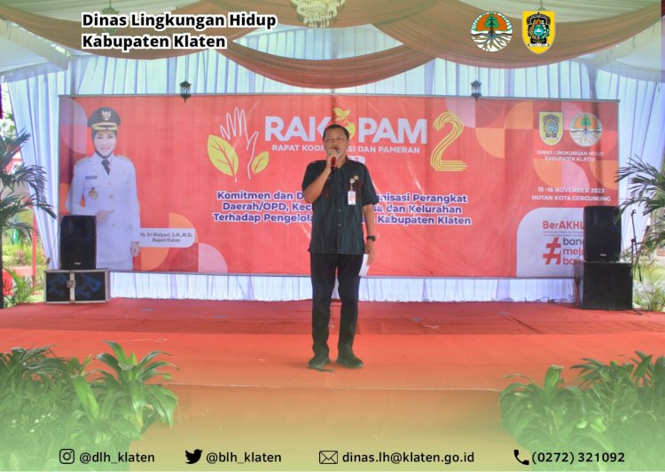 DINAS LINGKUNGAN HIDUP KABUPATEN KLATEN GELAR RAKOPAM 2 UNTUK TEGASKAN KOMITMEN PENGELOLAAN PERSAMPAHAN