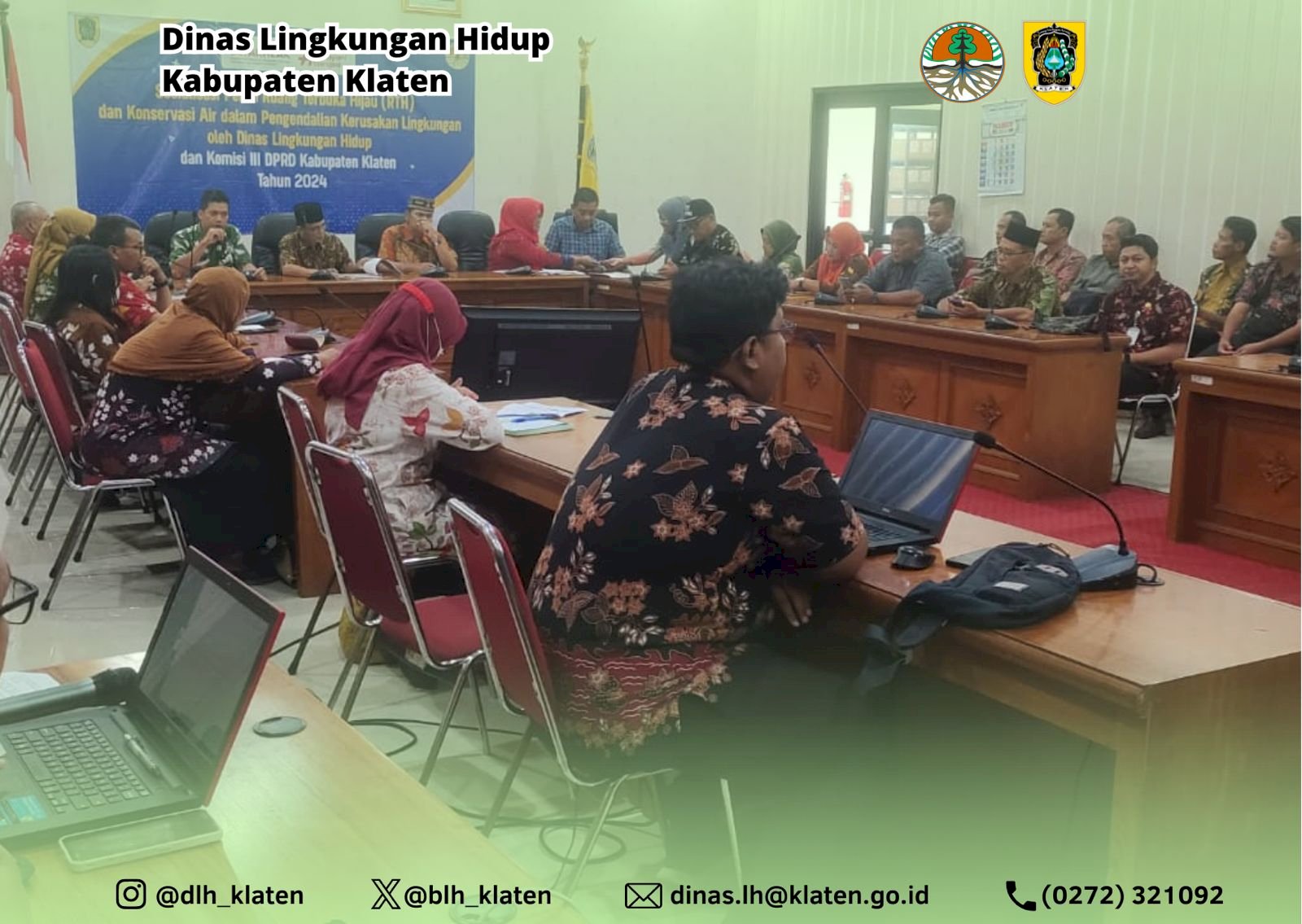 DINAS LINGKUNGAN HIDUP ADAKAN SOSIALISAI TERKAIT ADIPURA, RTH, PENGENDALIAN KERUSAKAN LINGKUNGAN HIDUP DAN PENGELOLAAN PERSAMPAHAN