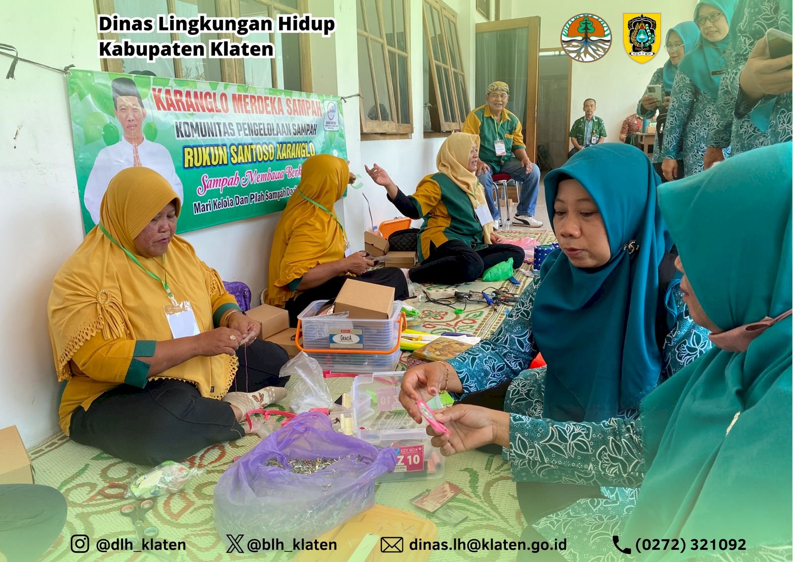 GELAR KEGIATAN ZERO WASTE FAMILY SYSTEM BERSAMA TP PKK KABUPATEN KLATEN