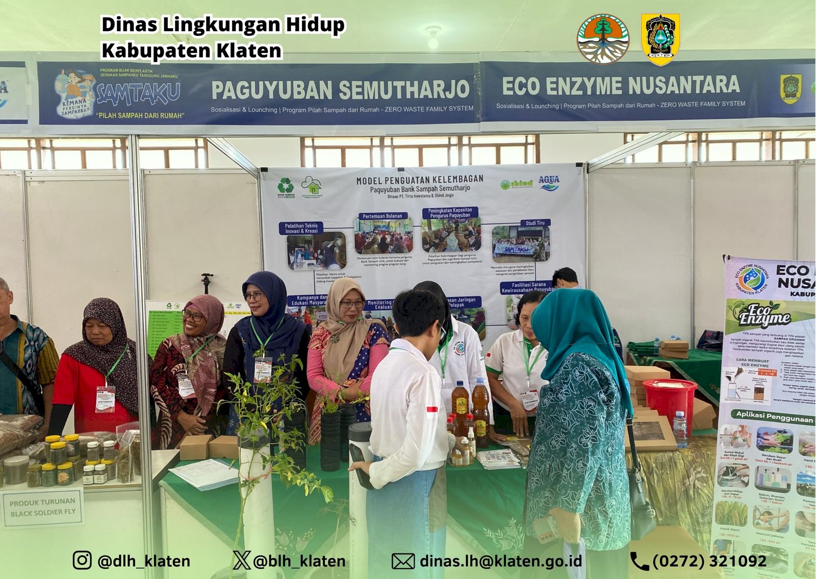 GELAR KEGIATAN ZERO WASTE FAMILY SYSTEM BERSAMA TP PKK KABUPATEN KLATEN