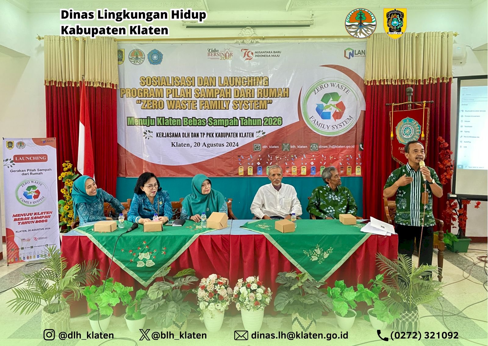 GELAR KEGIATAN ZERO WASTE FAMILY SYSTEM BERSAMA TP PKK KABUPATEN KLATEN