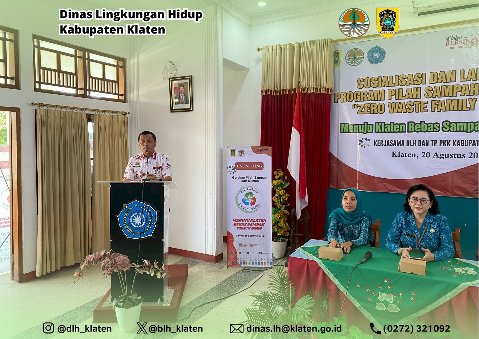 GELAR KEGIATAN ZERO WASTE FAMILY SYSTEM BERSAMA TP PKK KABUPATEN KLATEN