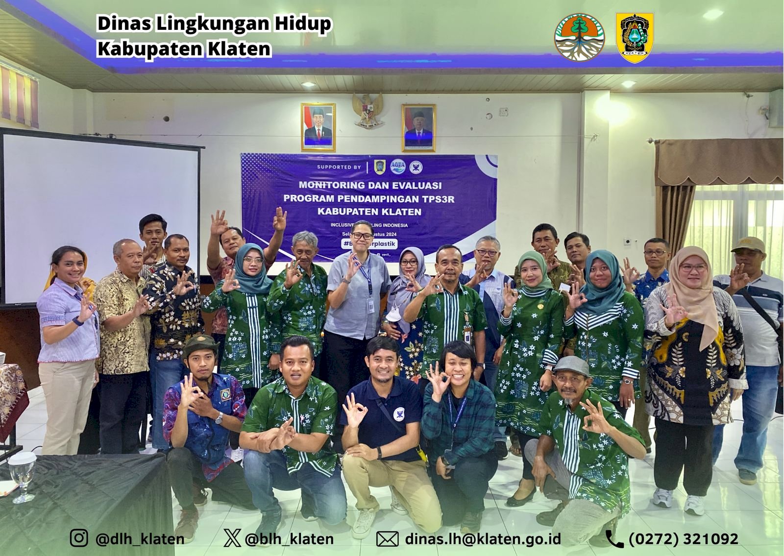 MONITORING DAN EVALUASI PENDAMPINGAN PROGAM INCLUSIVE RECYCLING INDONESIA DANONE BERSAMA YAYASAN PEMBANGUNAN CITRA INSAN INDONESIA DI TPS3R KABUPATEN KLATEN