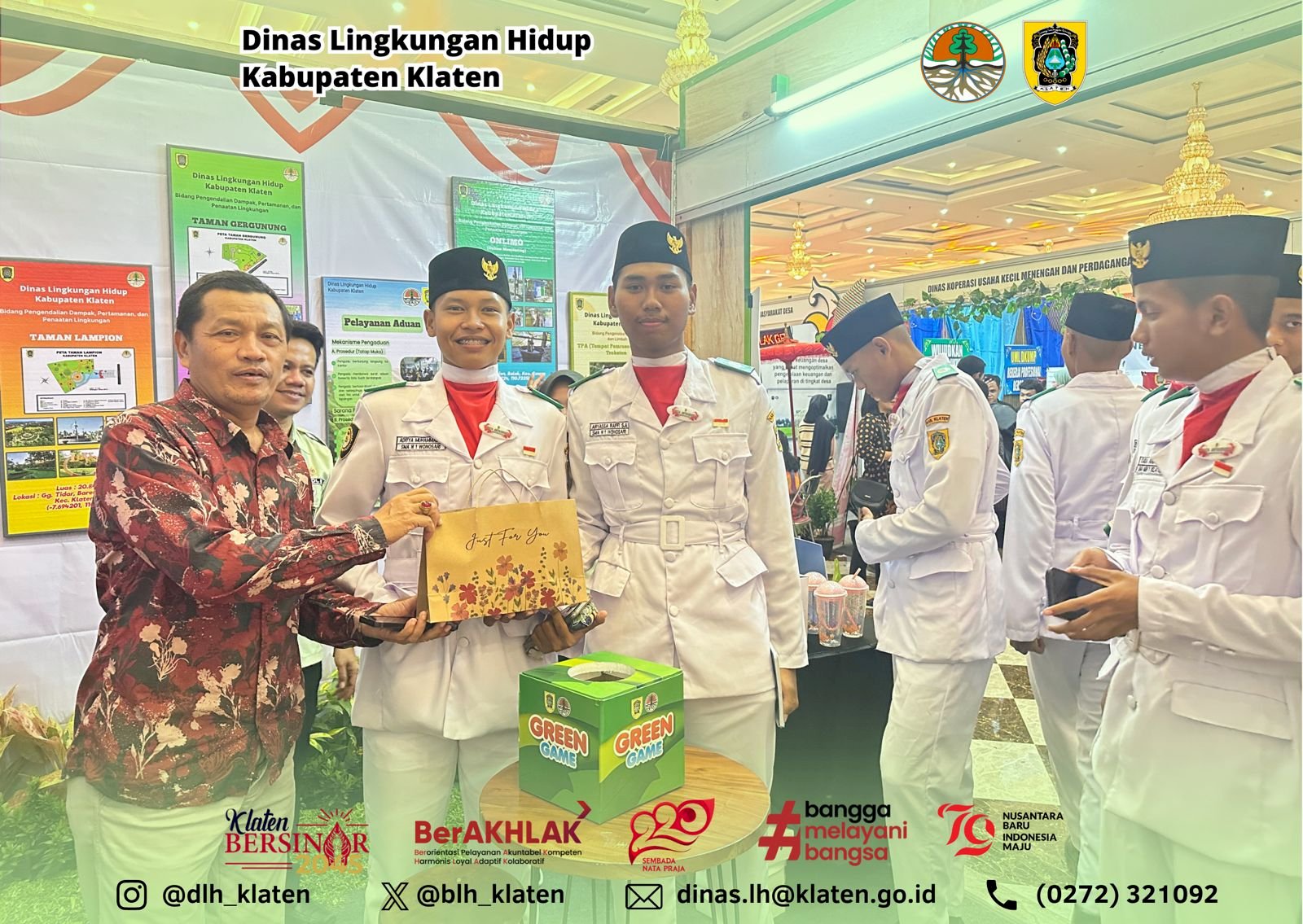 DINAS LINGKUNGAN HIDUP KABUPATEN KLATEN BERPARTISIPASI DALAM FESTIVAL HARI ANTI KORUPSI