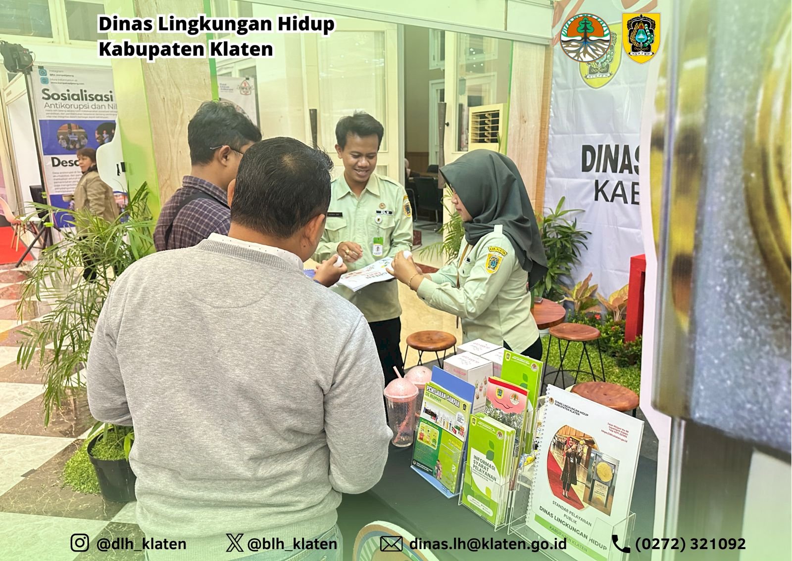 DINAS LINGKUNGAN HIDUP KABUPATEN KLATEN BERPARTISIPASI DALAM FESTIVAL HARI ANTI KORUPSI