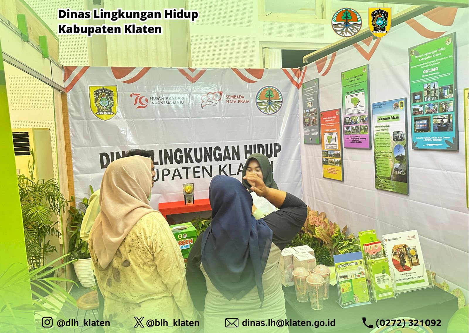 DINAS LINGKUNGAN HIDUP KABUPATEN KLATEN BERPARTISIPASI DALAM FESTIVAL HARI ANTI KORUPSI