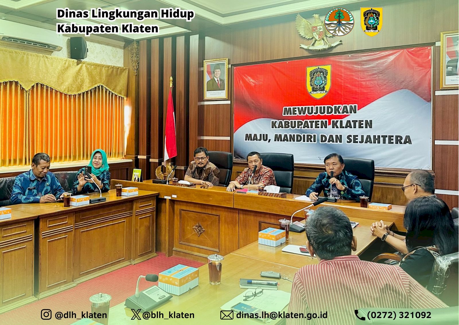 KUNJUNGAN STUDI TIRU / REFERENSI DARI DINAS LINGKUNGAN HIDUP KABUPATEN NGAJUK 