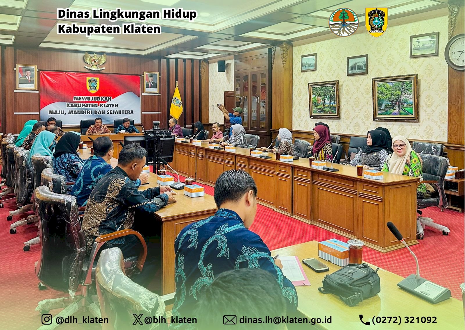 KUNJUNGAN STUDI TIRU / REFERENSI DARI DINAS LINGKUNGAN HIDUP KABUPATEN NGAJUK 