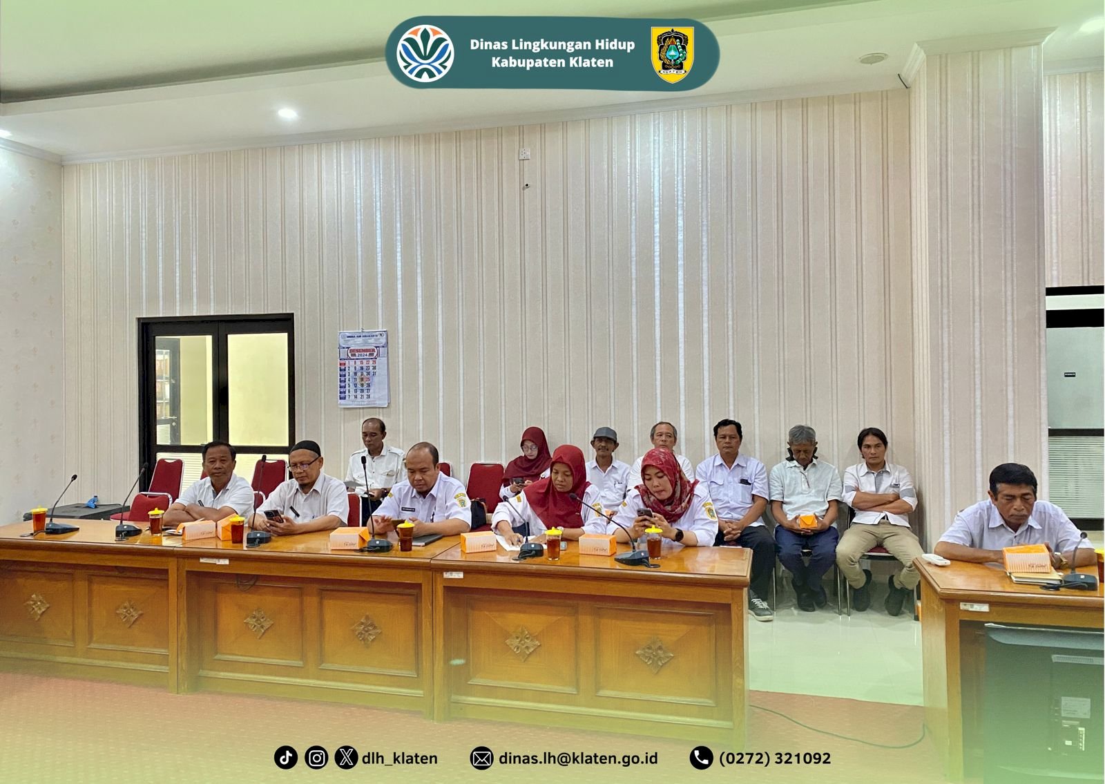 DLH KABUPATEN KLATEN GELAR RAPAT KOORDINASI AKSELERASI PENUNTASAN PENGELOLAAN SAMPAH