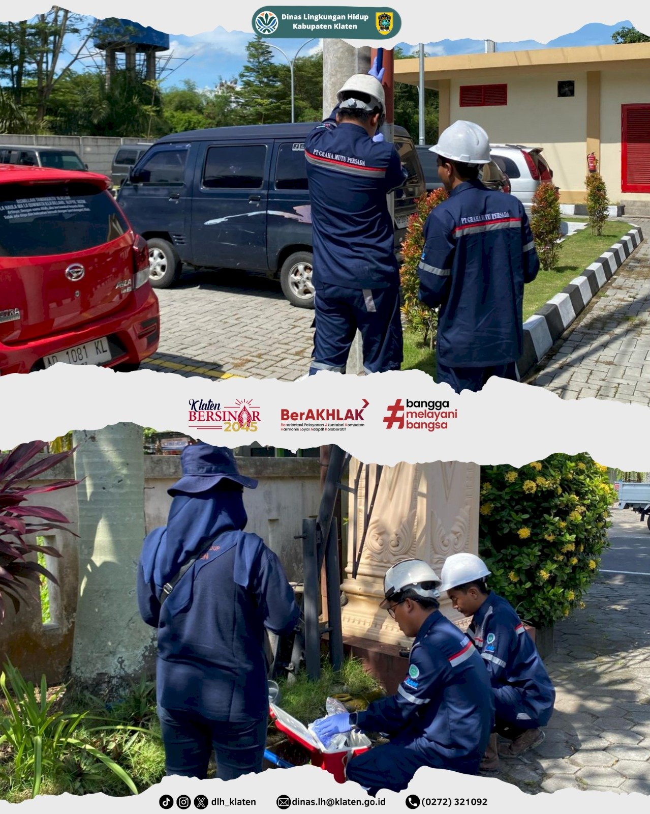 PEMASANGAN PASSIVE SAMPLER UDARA DI KABUPATEN KLATEN