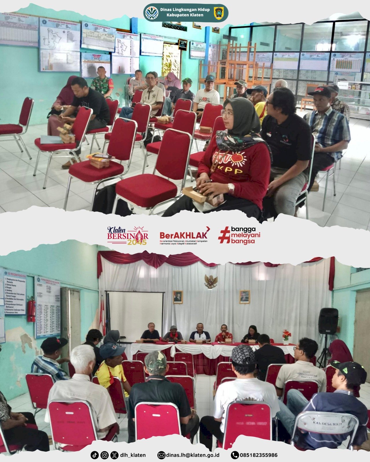 SOSIALISASI SOP TENTANG PENANGANAN LIMBAH AYAM DAN PUYUH DI DESA BIRIT KECAMATAN WEDI
