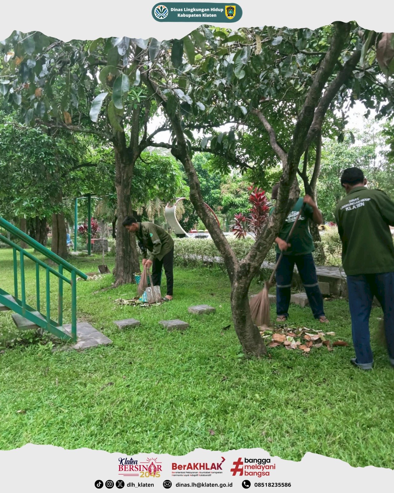 KEGIATAN RUTIN PEMELIHARAAN RTH DI KABUPATEN KLATEN