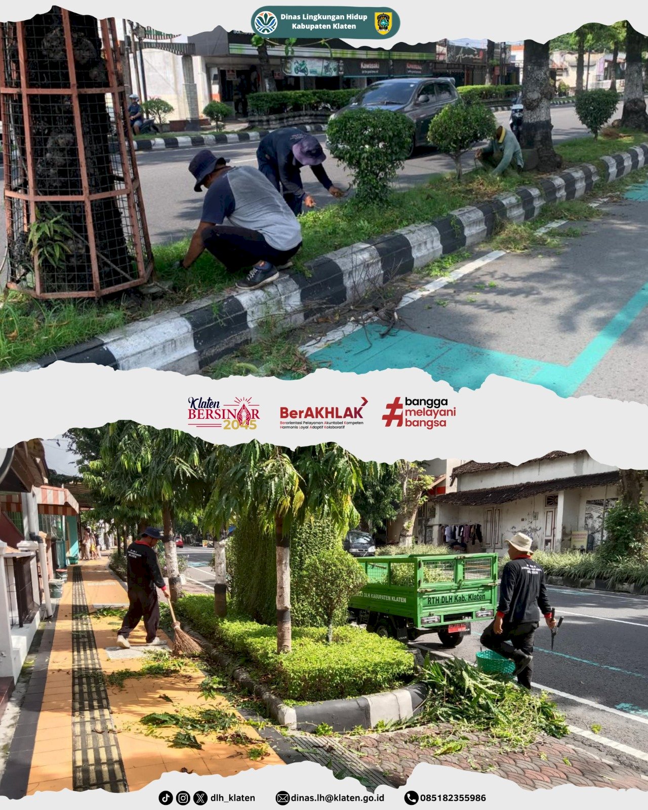 KEGIATAN RUTIN PEMELIHARAAN RTH DI KABUPATEN KLATEN